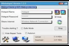 Winhotspot Virtual WiFi Router Winhotspot Version